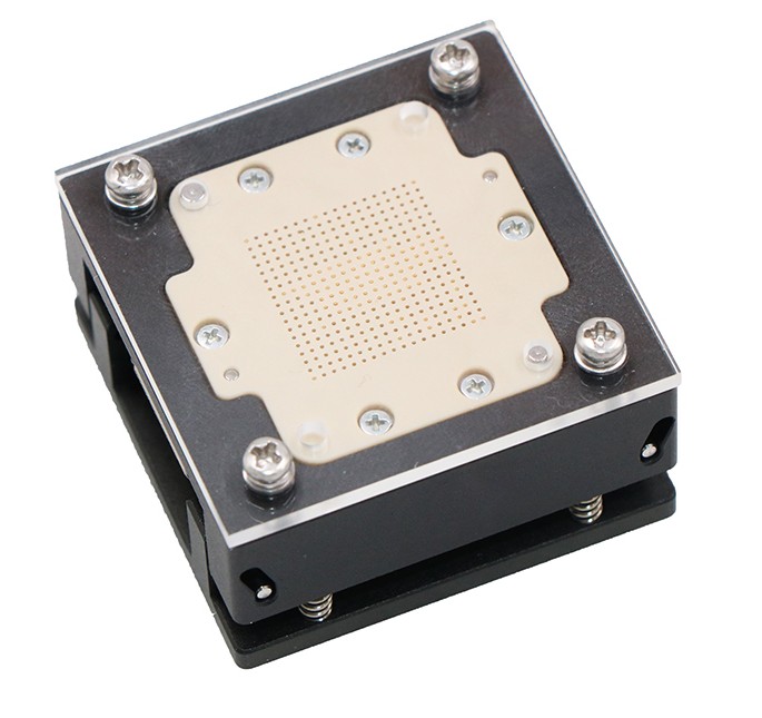 BGA324(实际下针96PIN)-0.8mm-15x15mm合金下压探针芯片烧录座